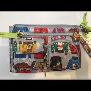 LILY BLOOM New Christmas Sweater Pouch Pockets